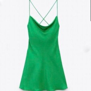 Zara Mini Green Dress